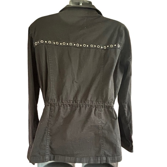 AMERICAN Rag Moto Light Weight Jacket Womens Cinch Tie Waist• Used • Size: Small - Picture 2 of 8